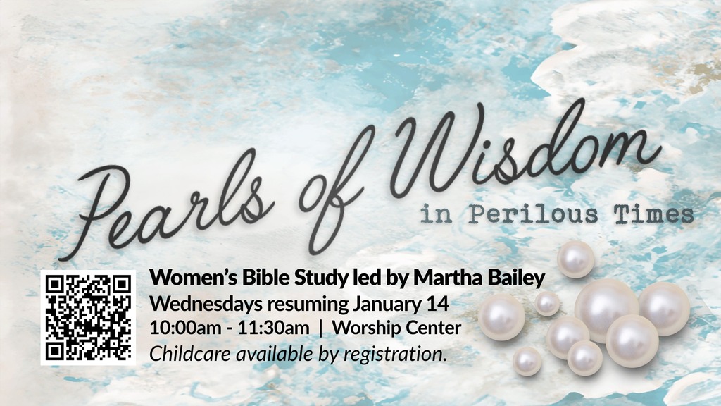 Women's Bible Study - PEARLS OF WISDOM  Photo