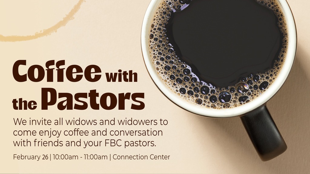 Coffee With The Pastors Photo