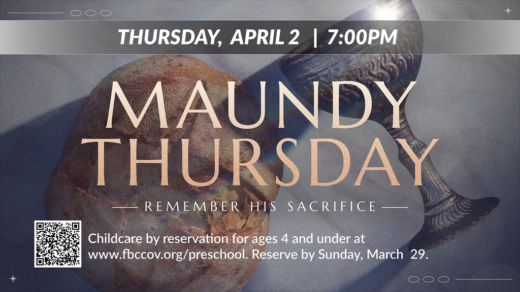 Maundy Thursday Service Photo