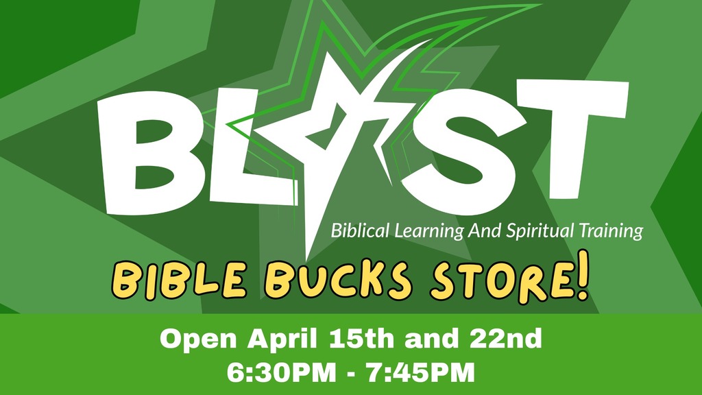 Blast - Bible Buck Store is OPEN! Photo