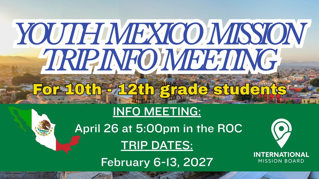 Youth Oaxaca Mission Trip Interest Meeting Photo