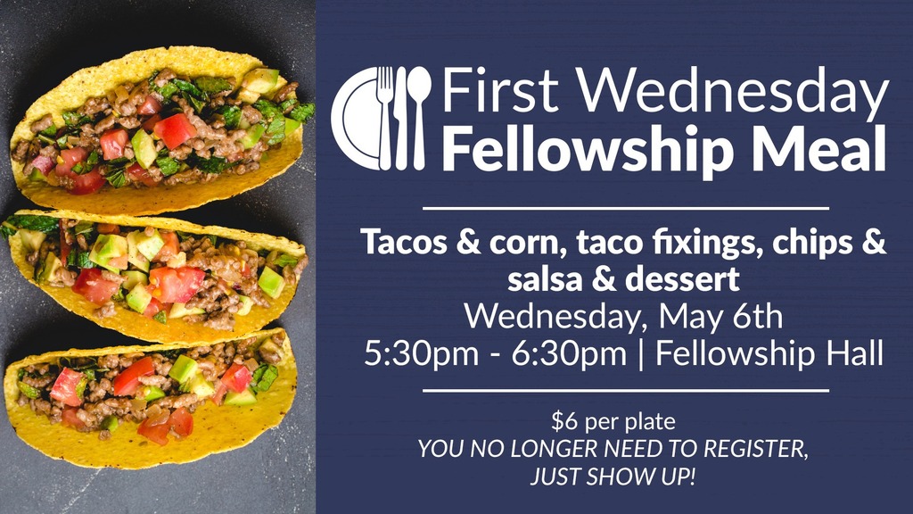 First Wednesday Fellowship Meal Photo