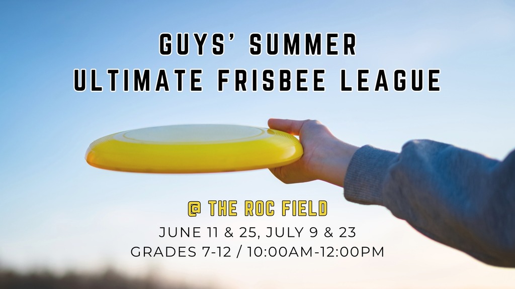 Youth Guys Ultimate Frisbee Photo