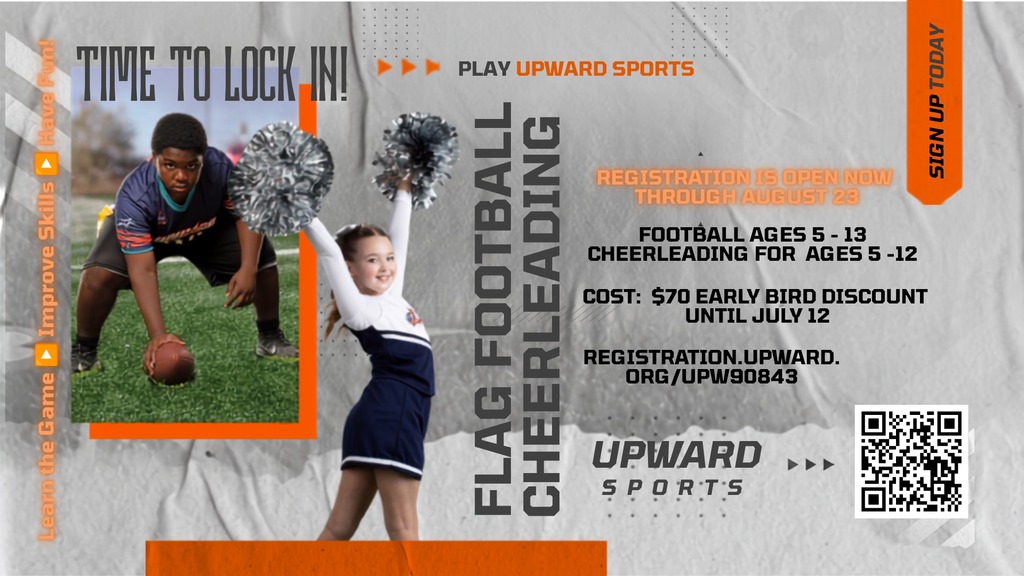 Upward Football and Cheer Begins Photo
