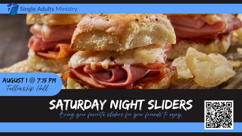 Single Adults Potluck:  Saturday Night Sliders Photo
