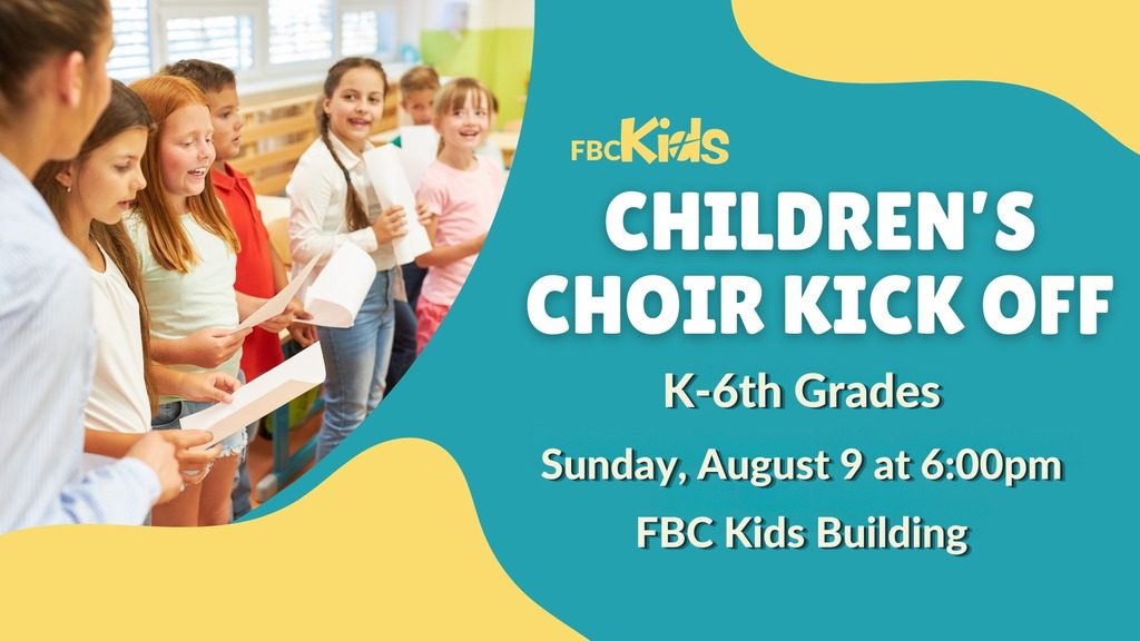 Children's Choir Kickoff Photo