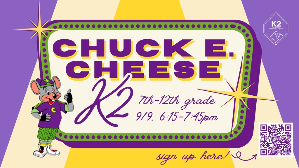 Youth K2 at Chuck E. Cheese (7th-12th grade) Photo