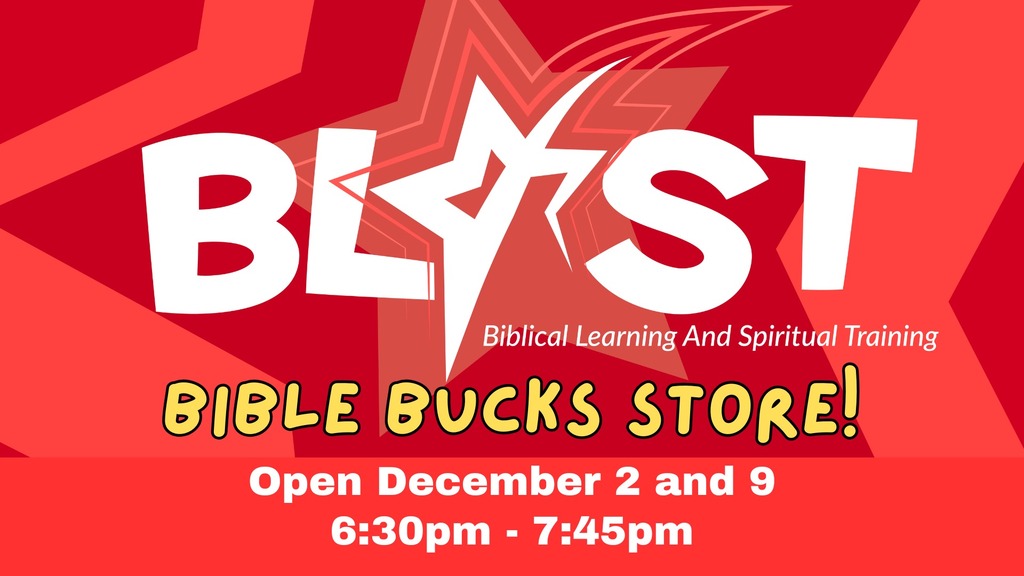 BLAST Bible Buck Store is OPEN! Photo